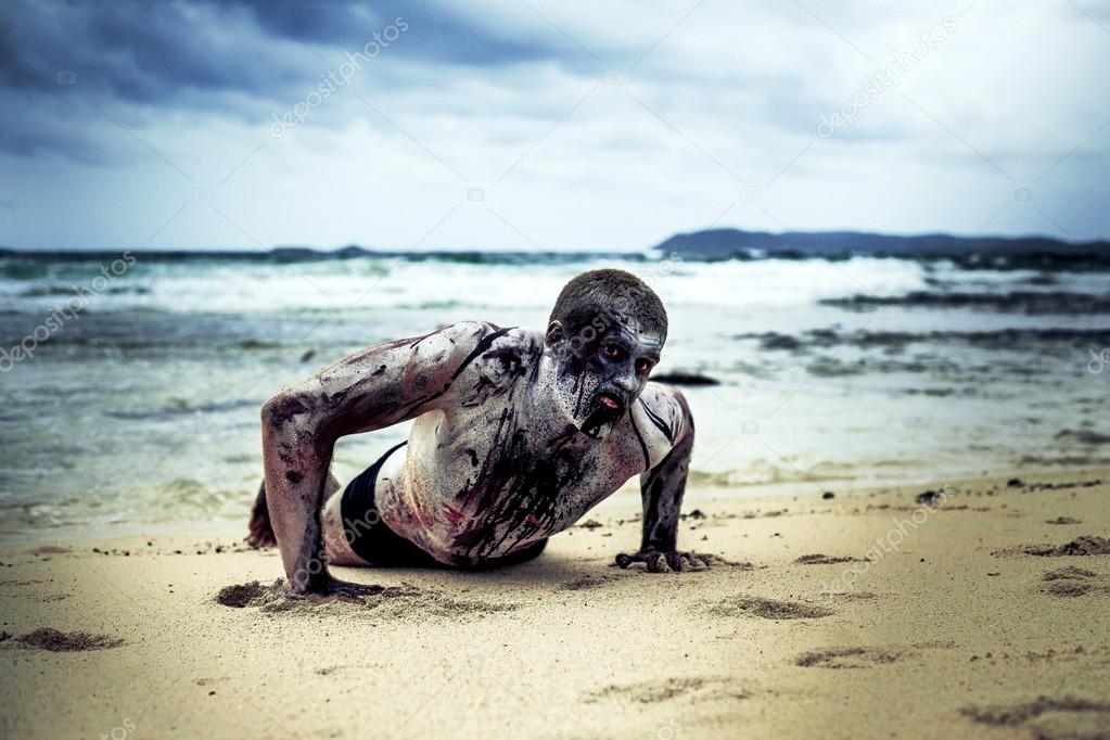 zombie on the beach