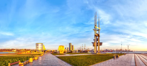 Vista de la ciudad portuaria de Gdynia — Foto de Stock