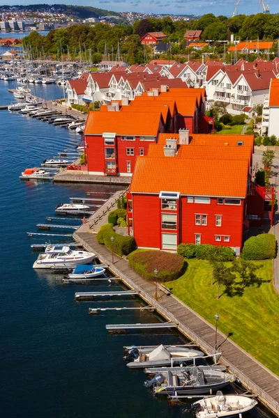 Marina em Stavanger — Fotografia de Stock