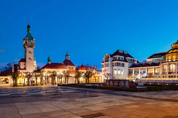 Sopot in der Nacht — Stockfoto