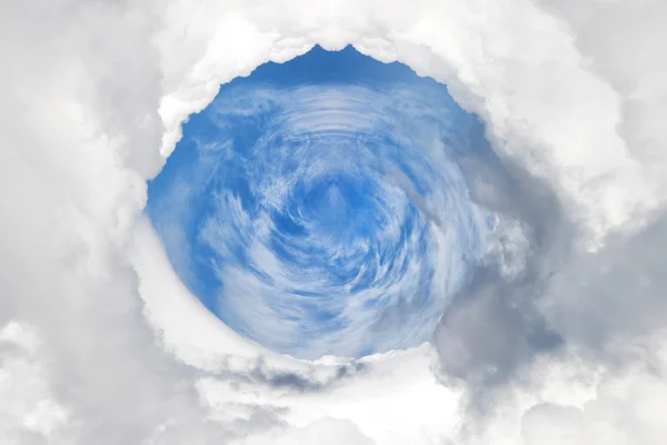 The eye of a tornado close — Stock Photo, Image