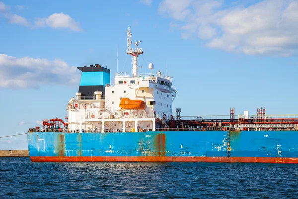 Navio no porto — Fotografia de Stock