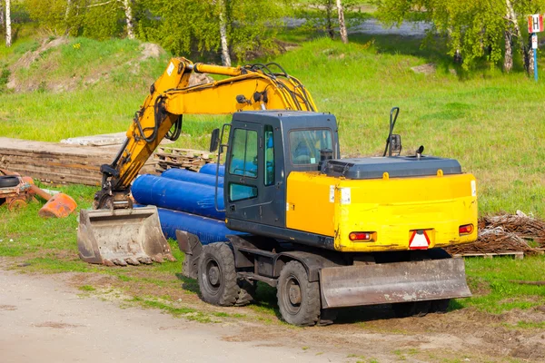 Macchine pesanti - escavatore — Foto Stock