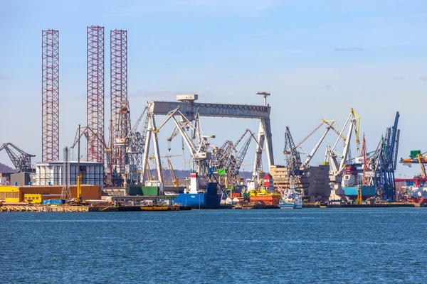 Shipyard of Gdynia — Stock Photo, Image