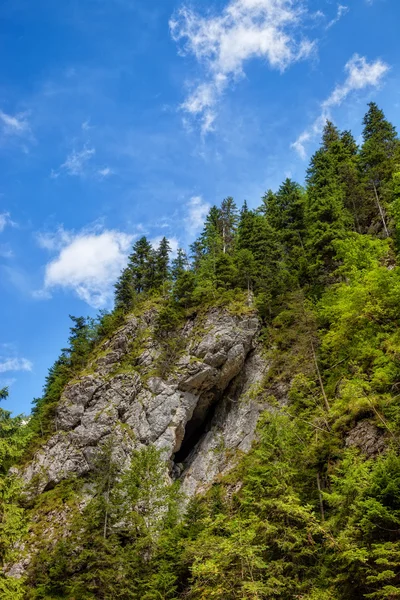 Скелі печеру вхід — стокове фото