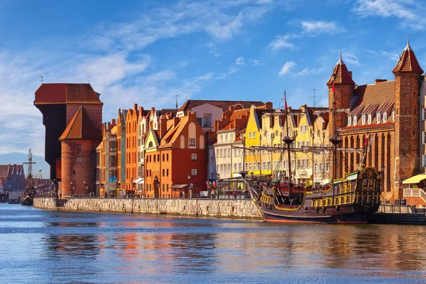 Casco antiguo en Gdansk — Foto de Stock