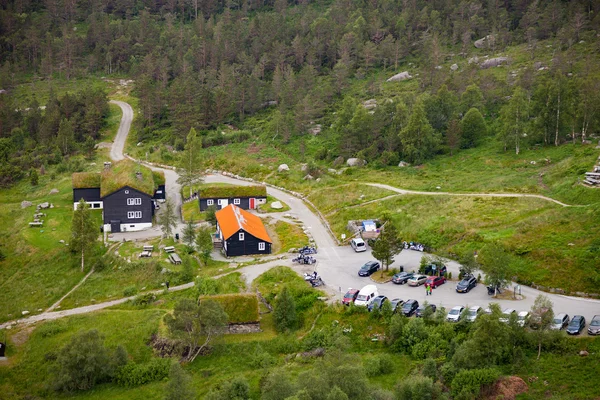 Parking Place in mountain — Stock Photo, Image