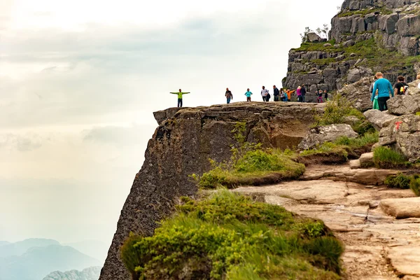 Paisagem do Preikestolen — Fotografia de Stock