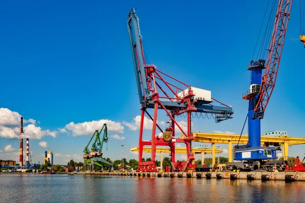 Μεγάλες gantry γερανός — Φωτογραφία Αρχείου