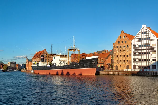 Riverside de Gdansk — Foto de Stock