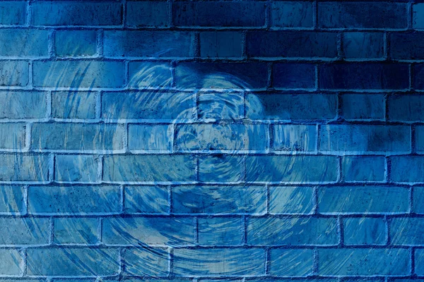 Graffiti brick wall — Stock Photo, Image