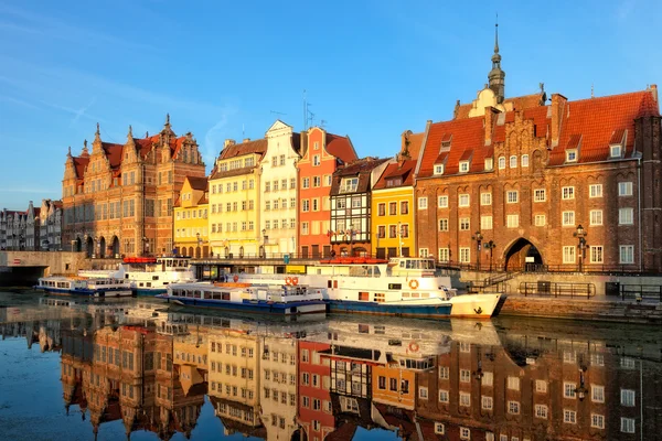 El casco antiguo de Gdansk — Foto de Stock