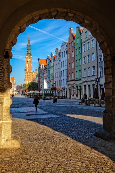 Green Gate in Gdansk — Stock Photo, Image