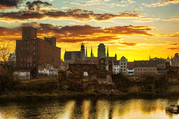 Die Altstadt in Danzig, Polen — Stockfoto