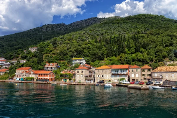 Pohled na záliv Kotor — Stock fotografie