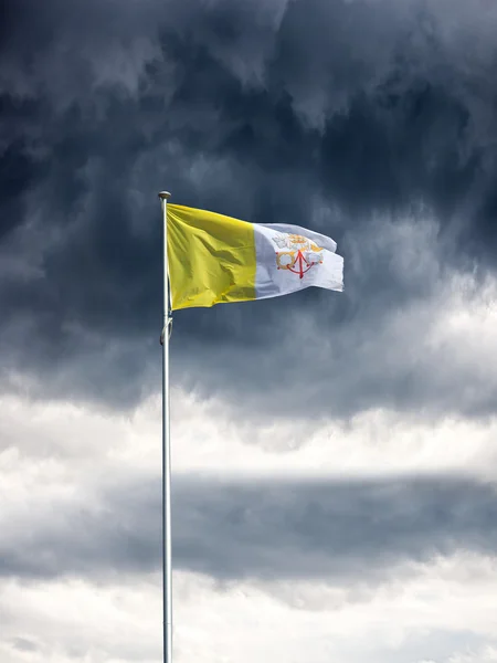 Bandera del Vaticano — Foto de Stock