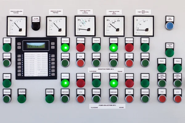 Painel de controlo — Fotografia de Stock