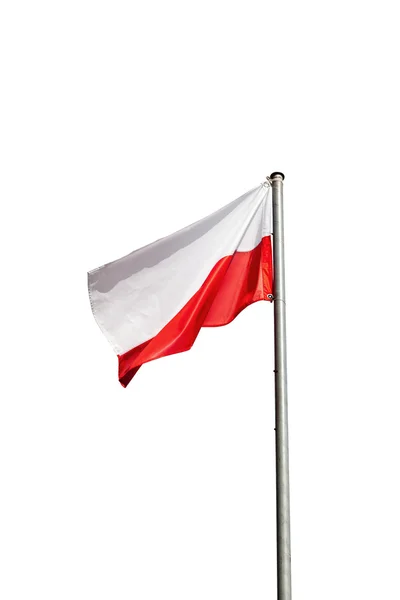 Bandeira de poland — Fotografia de Stock