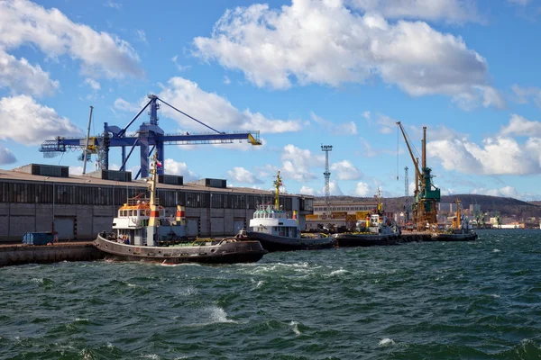 Hafen von Gdingen — Stockfoto