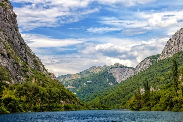 Desfiladeiro do rio cetina — Fotografia de Stock