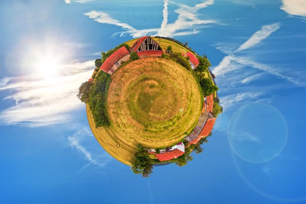 360 granja antigua — Foto de Stock