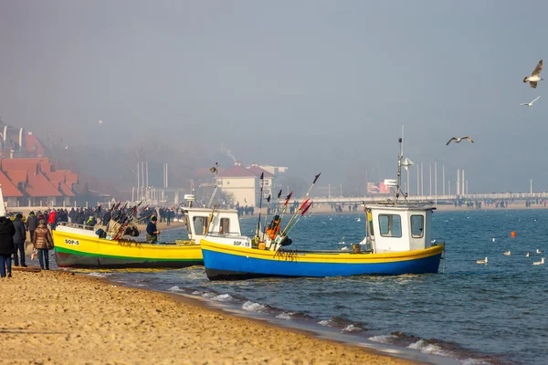 Spiaggia di Sopot — Foto Stock