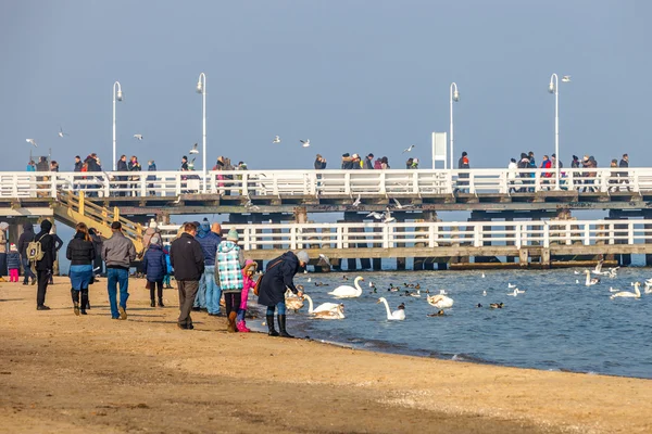 Muelle en Sopot — Foto de Stock