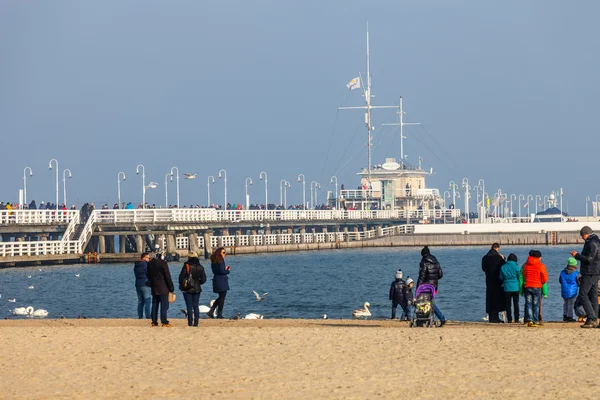 Quai à Sopot — Photo