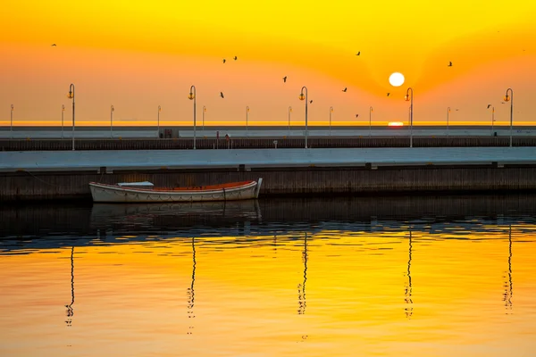 Pier v Sopoty, Polsko — Stock fotografie