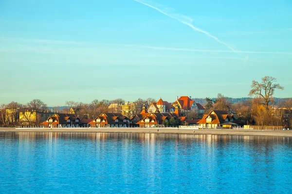 Praia em sopot — Fotografia de Stock