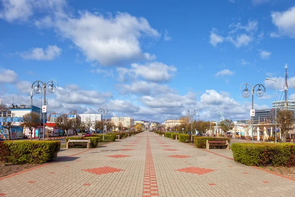 Kosciuszko quadrado em gdynia — Fotografia de Stock