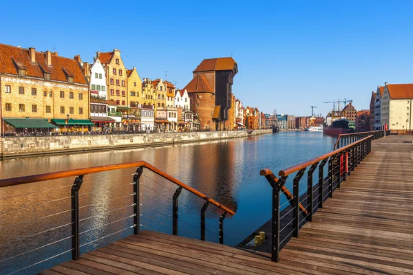 Casco antiguo en Gdansk — Foto de Stock