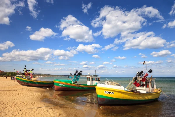 Sopot praia — Fotografia de Stock