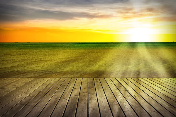 Wooden pier — Stock Photo, Image