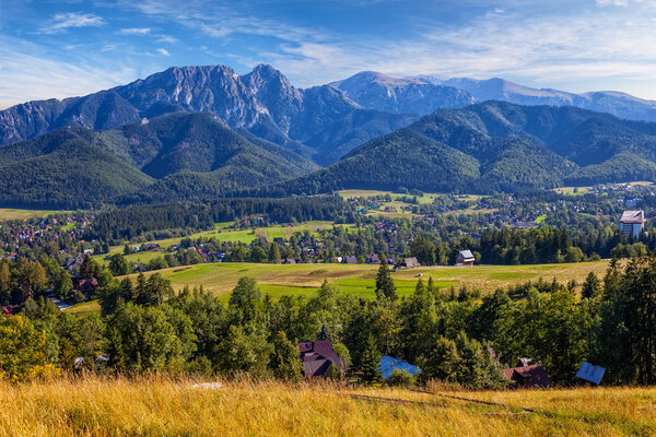 Panoramic view of Tatra Mountain