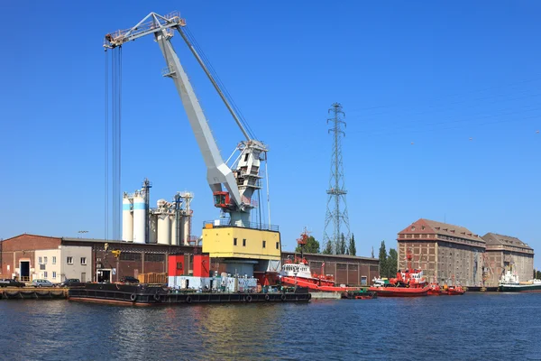 Grúa flotante — Foto de Stock