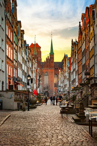 Gdansk cidade velha — Fotografia de Stock