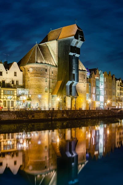 Gdansk à noite — Fotografia de Stock