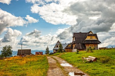 Kış deniz manzarası sahne