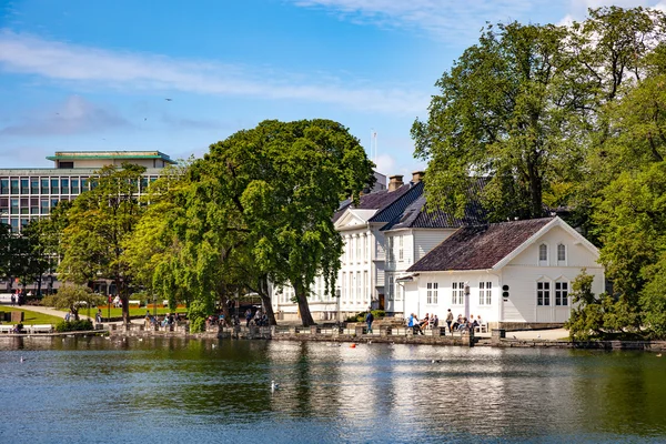 Stavanger'deki Şehir Parkı — Stok fotoğraf