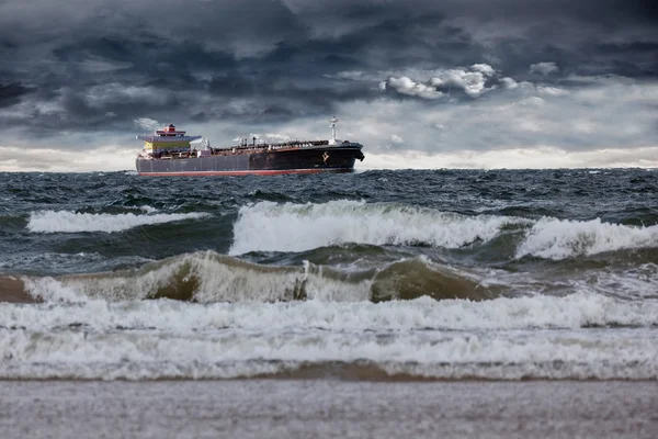 Storm op zee — Stockfoto