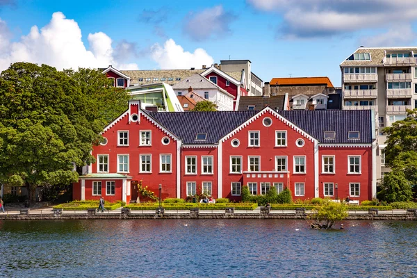 Stadspark in Stavanger — Stockfoto