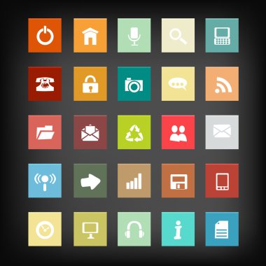 Web simge seti. vektör
