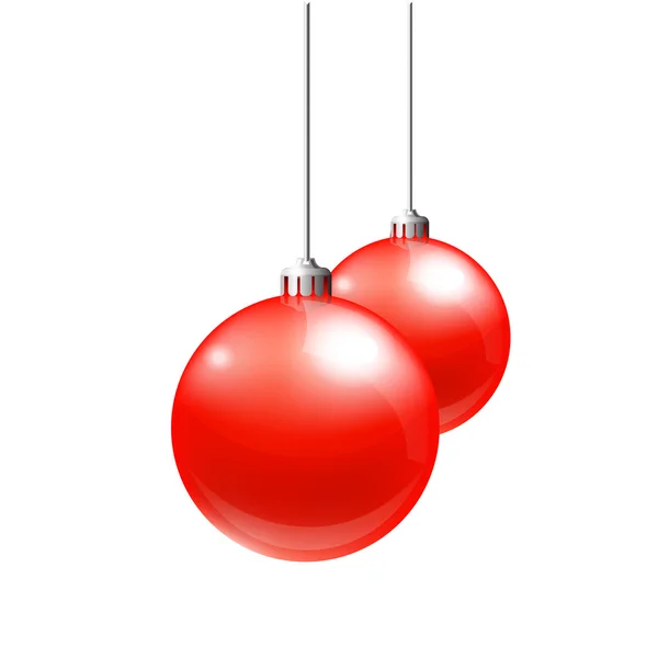 Christmas balls vector — Stock Vector