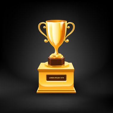 Kupa. Vektör simgesi