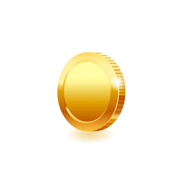 Gouden munten. vector — Stockvector