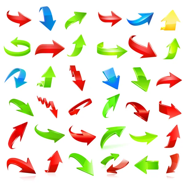 ok simge seti. vektör