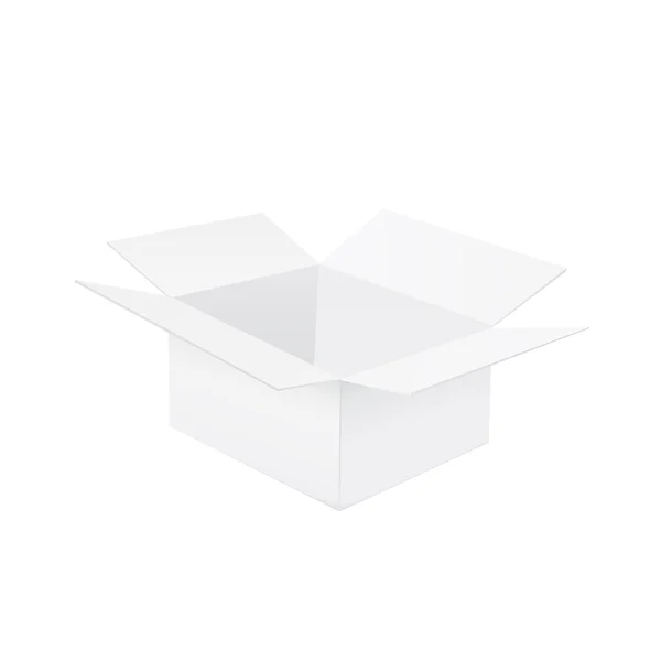 Άσπρο κουτί. διάνυσμα — Διανυσματικό Αρχείο