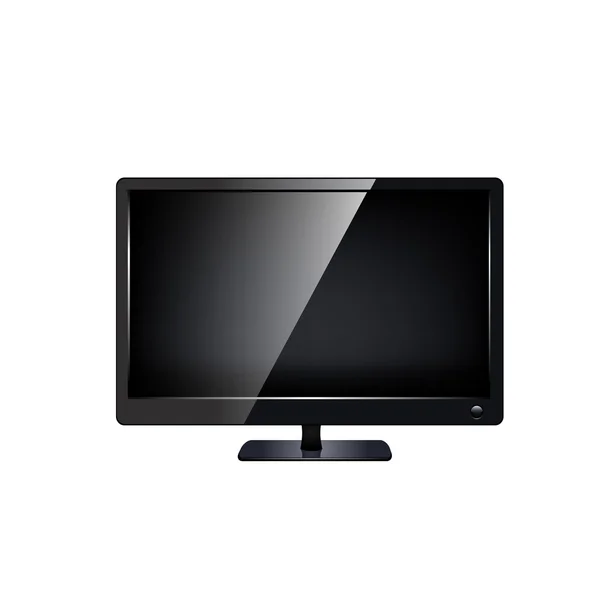 LCD tv ordningsmanen isolerade. — Stock vektor