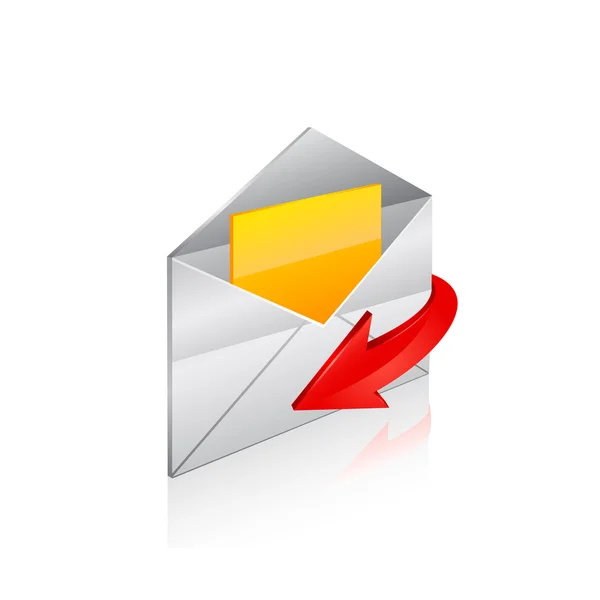 Icône e-mail . — Image vectorielle
